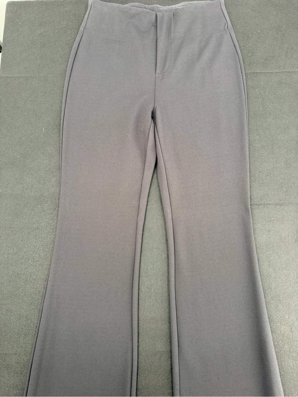 HALARA Black Ponte Flare Trousers